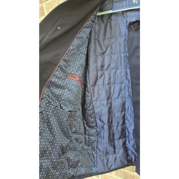 HART SCHAFFNER MARX Men's navy blue Hartsdale All Weather Raincoat size 48R - Picture 5 of 12